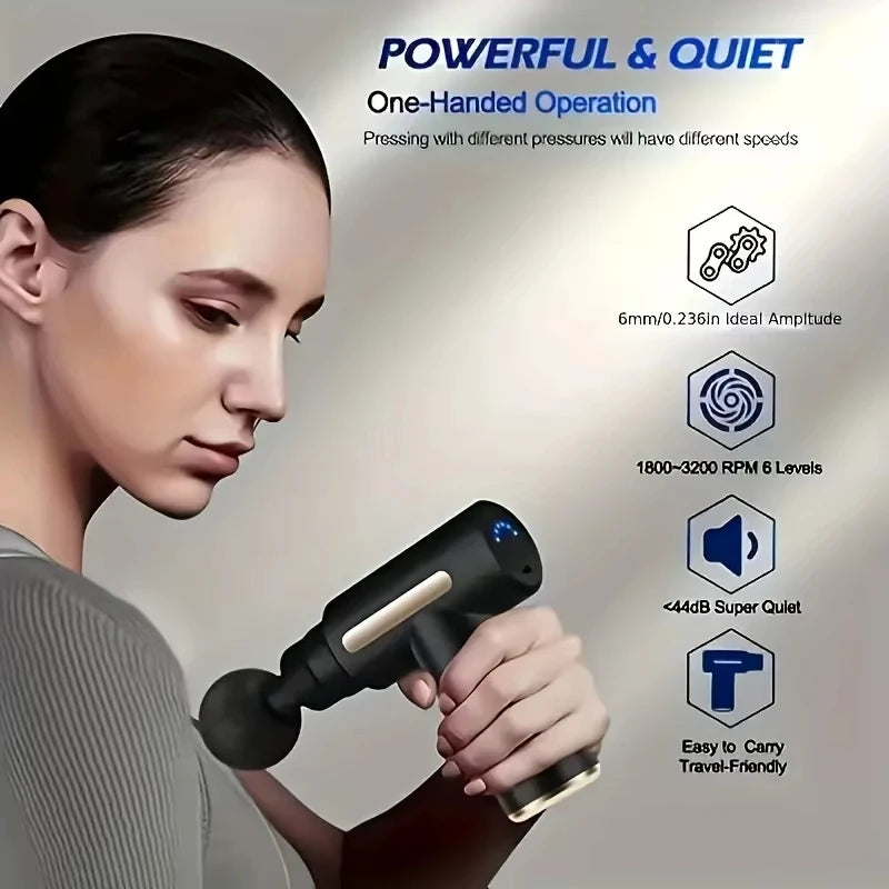 Mini Pistolet de Massage, Soulager vous douleur , Récupération rapide