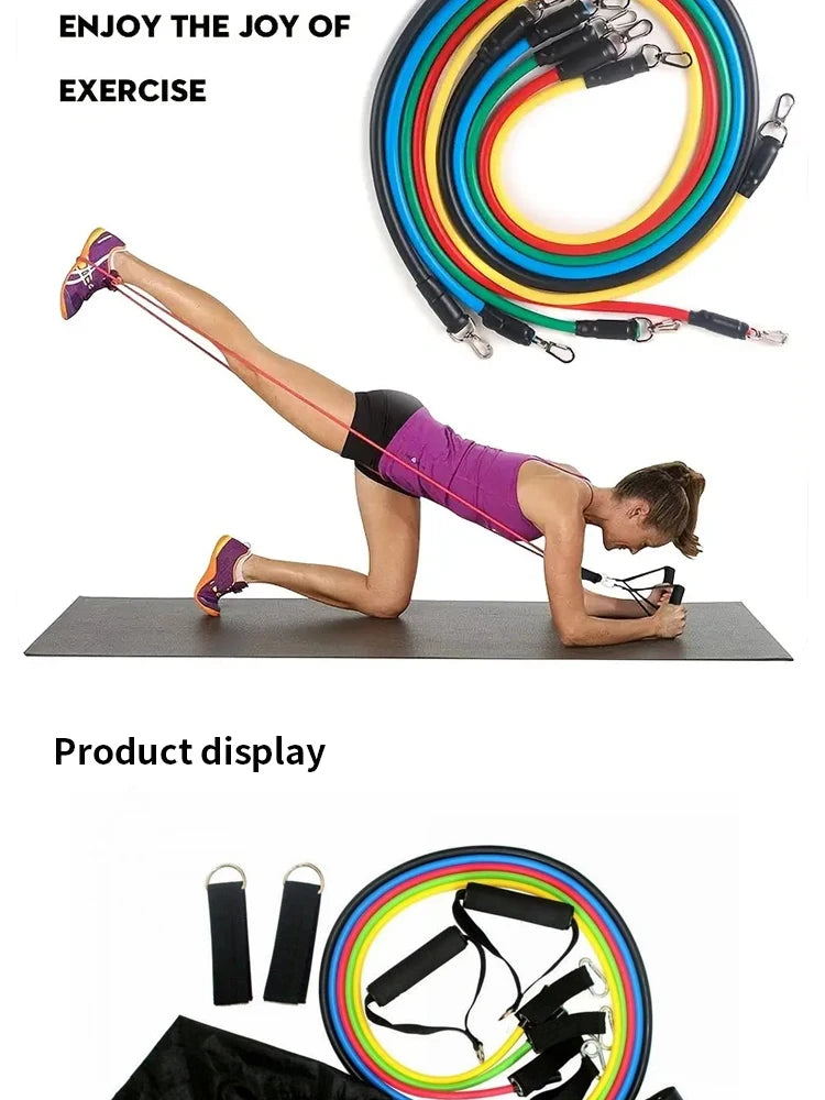 Bandes de Résistance Multifonctions – Entraînement Full-Body à Domicile | Fitness, Musculation & Rééducation