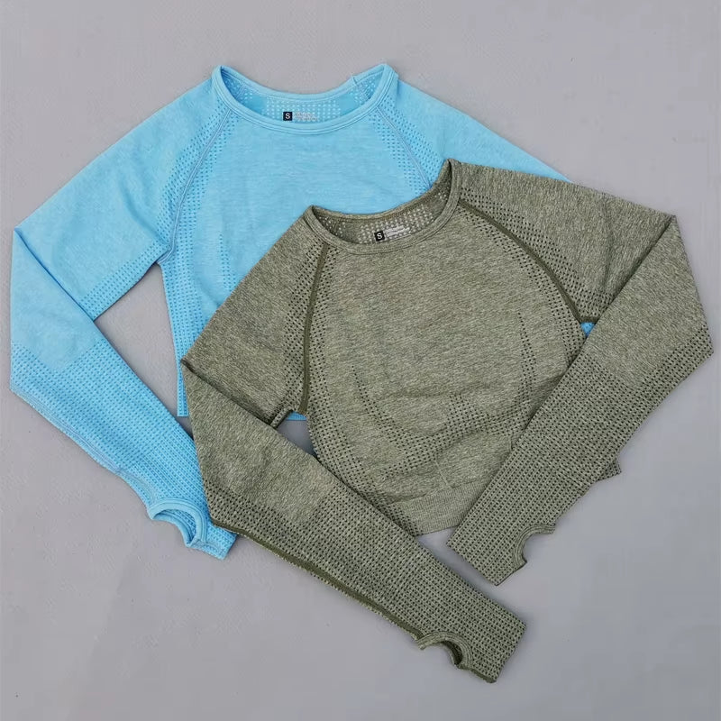 2/3/5PCS Energy Seamless Yoga Set Women Workout Set Sportswear Fitness Clothes for Women Clothing Gym Leggings Sport Suit