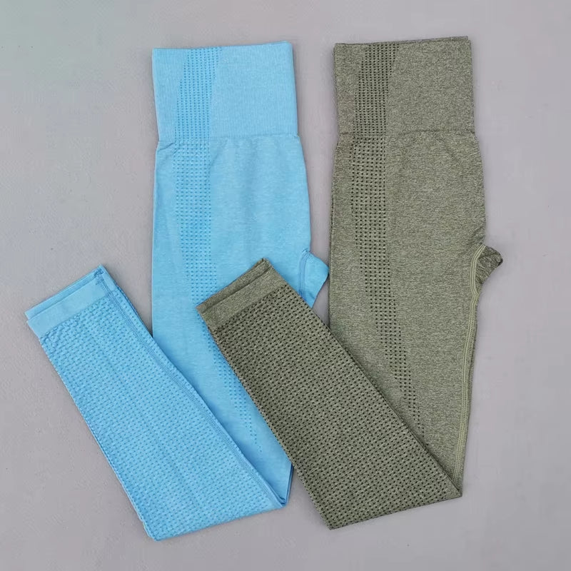 2/3/5PCS Energy Seamless Yoga Set Women Workout Set Sportswear Fitness Clothes for Women Clothing Gym Leggings Sport Suit